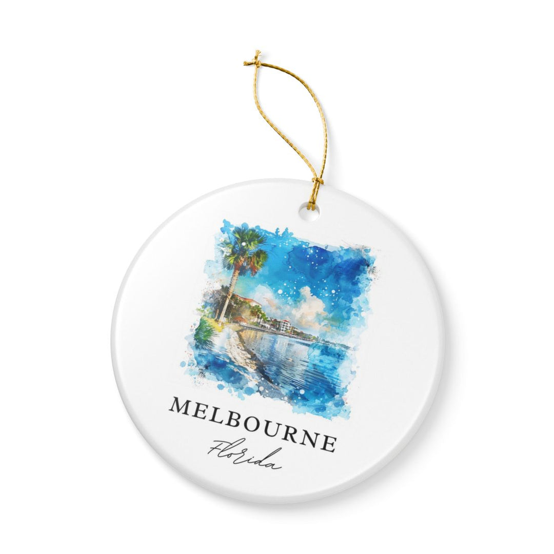Melbourne Florida Ornament | Christmas Travel Souvenir Gift
