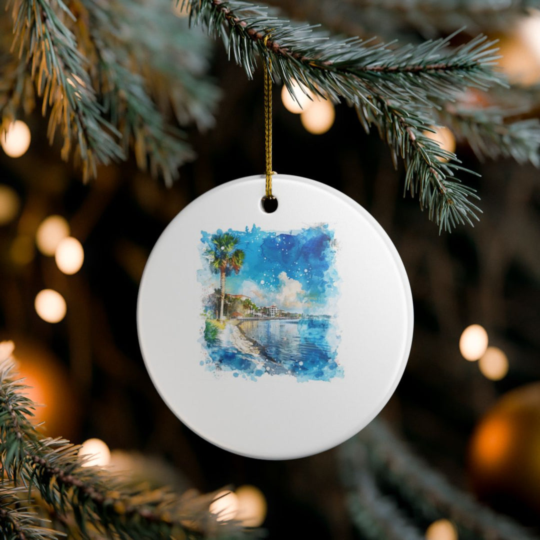 Melbourne Florida Ornament: Unique Melbourne Souvenir, Melbourne Florida Xmas Decor, and Authentic Melbourne Gift