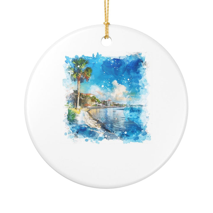 Melbourne Florida Ornament: Unique Melbourne Souvenir, Melbourne Florida Xmas Decor, and Authentic Melbourne Gift