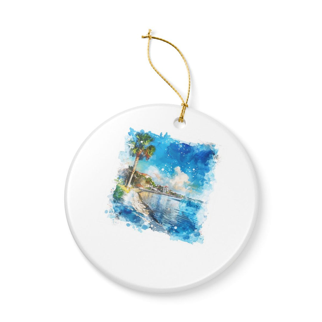 Melbourne Florida Ornament: Unique Melbourne Souvenir, Melbourne Florida Xmas Decor, and Authentic Melbourne Gift