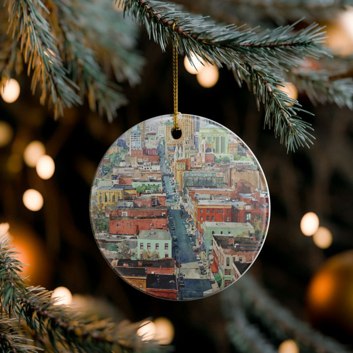 Memphis Tennessee Ornament: Unique Memphis Souvenir, Memphis Tennessee Xmas Decor, and Authentic Memphis Gift