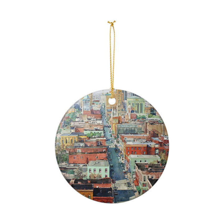 Memphis Tennessee Ornament: Unique Memphis Souvenir, Memphis Tennessee Xmas Decor, and Authentic Memphis Gift