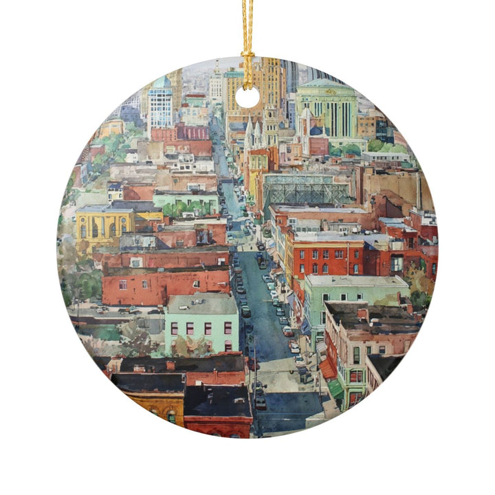 Memphis Tennessee Ornament: Unique Memphis Souvenir, Memphis Tennessee Xmas Decor, and Authentic Memphis Gift