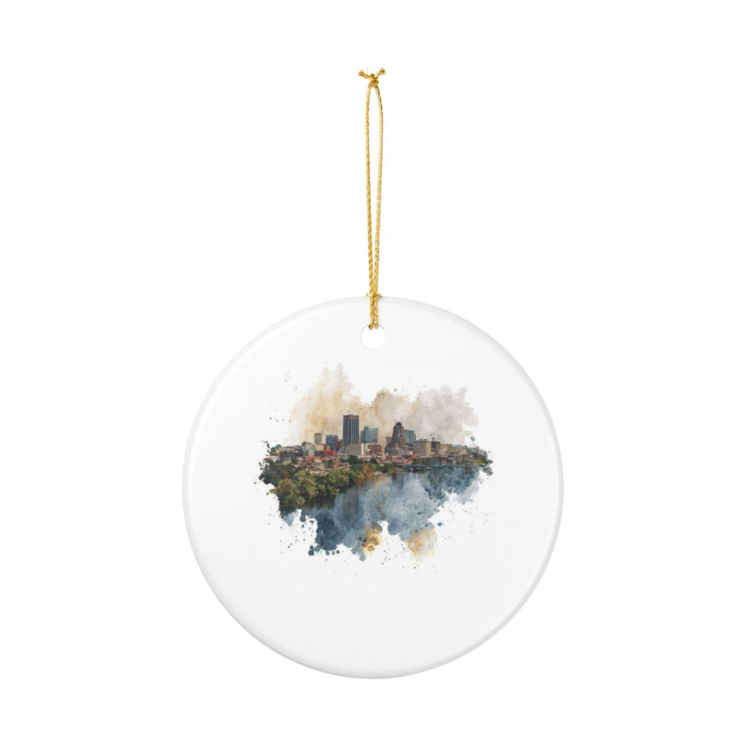 Memphis Tennessee Ornament: Unique Memphis Souvenir, Memphis Tennessee Xmas Decor, and Authentic Memphis Gift