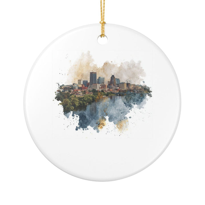 Memphis Tennessee Ornament: Unique Memphis Souvenir, Memphis Tennessee Xmas Decor, and Authentic Memphis Gift