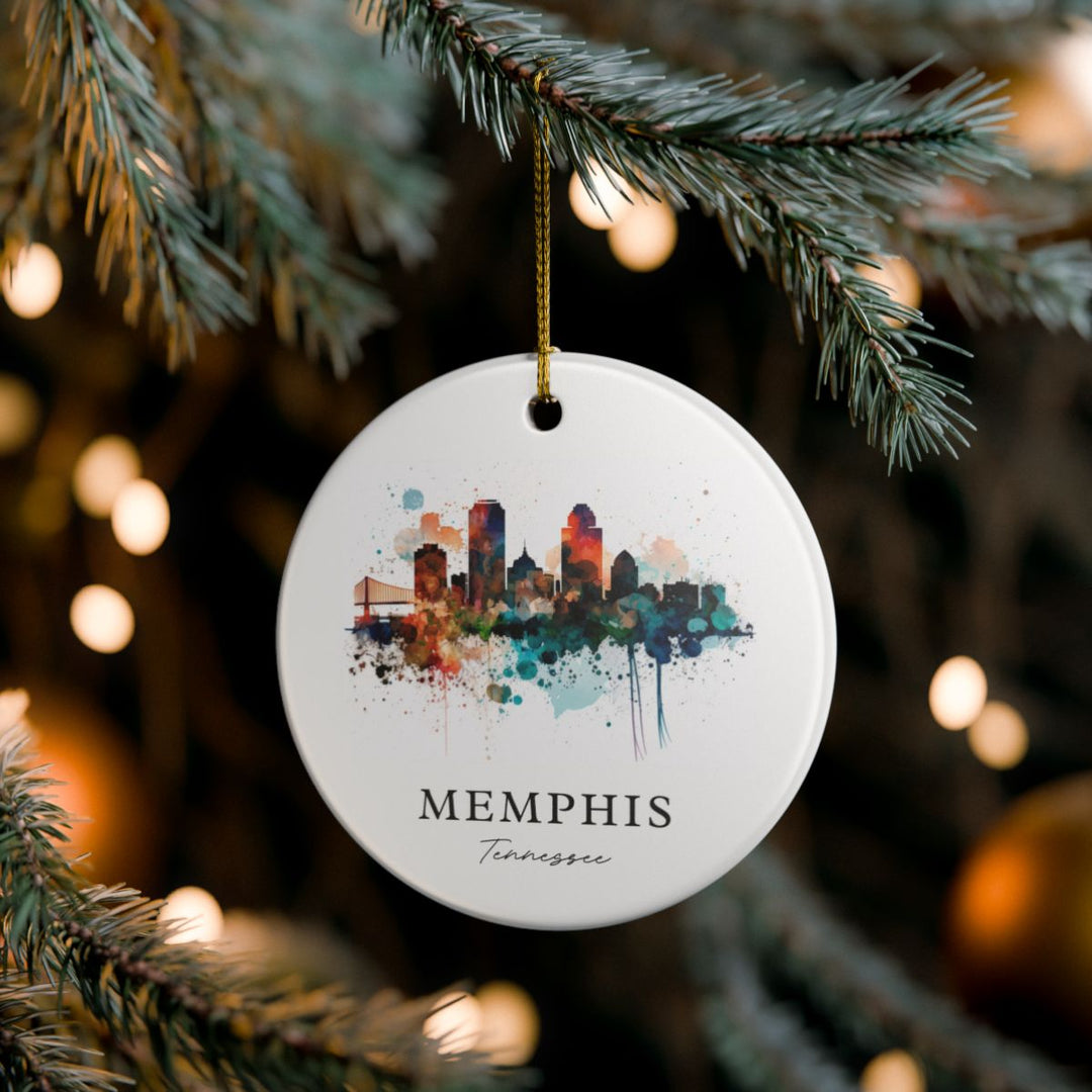 Memphis Tennessee Ornament | Christmas Travel Souvenir Gift