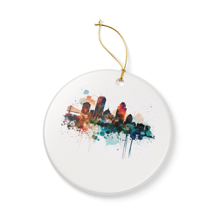 Memphis Tennessee Ornament: Unique Memphis Souvenir, Memphis Tennessee Xmas Decor, and Authentic Memphis Gift