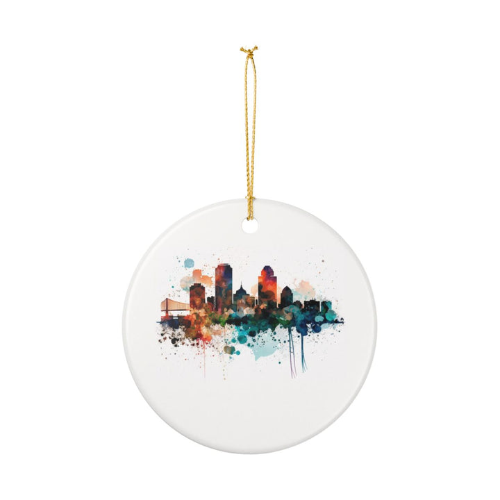 Memphis Tennessee Ornament: Unique Memphis Souvenir, Memphis Tennessee Xmas Decor, and Authentic Memphis Gift