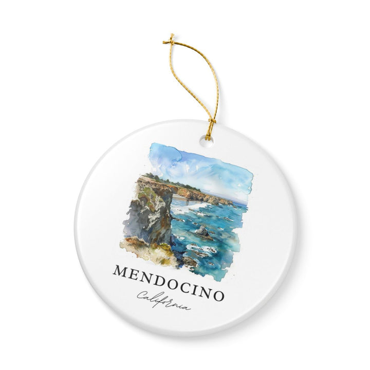 Mendocino California Ornament | Christmas Travel Souvenir Gift