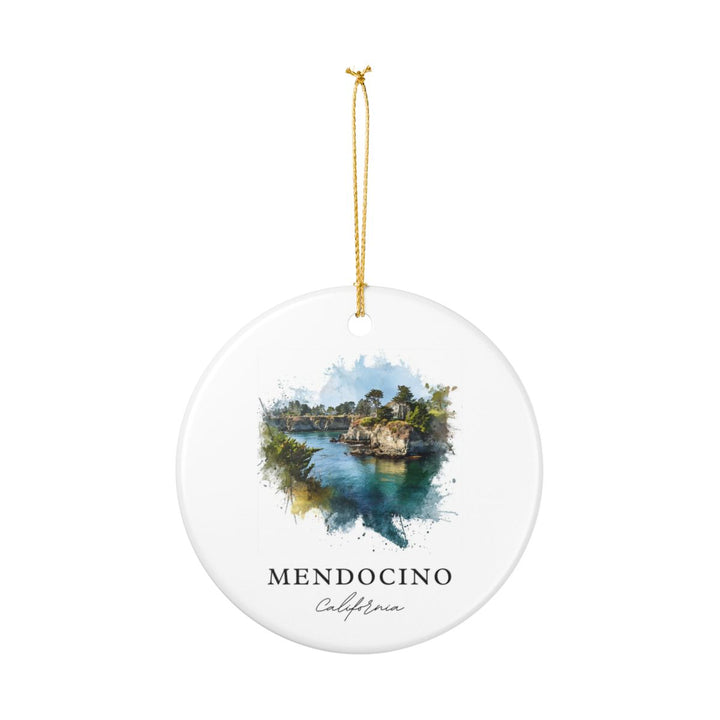 Mendocino California Ornament | Christmas Travel Souvenir Gift