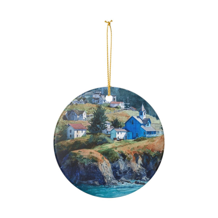 Mendocino California USA Ornament: Unique Mendocino Souvenir, Mendocino California Xmas Decor, and Authentic Mendocino Gift