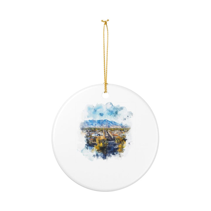 Mendoza Argentina Ornament: Unique Mendoza Souvenir, Mendoza Argentina Xmas Decor, and Authentic Mendoza Gift