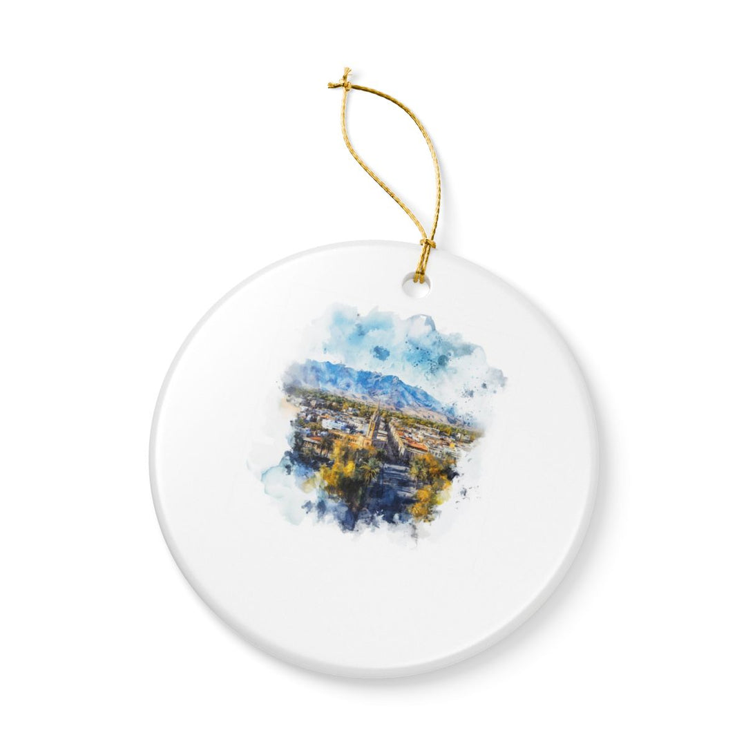 Mendoza Argentina Ornament: Unique Mendoza Souvenir, Mendoza Argentina Xmas Decor, and Authentic Mendoza Gift