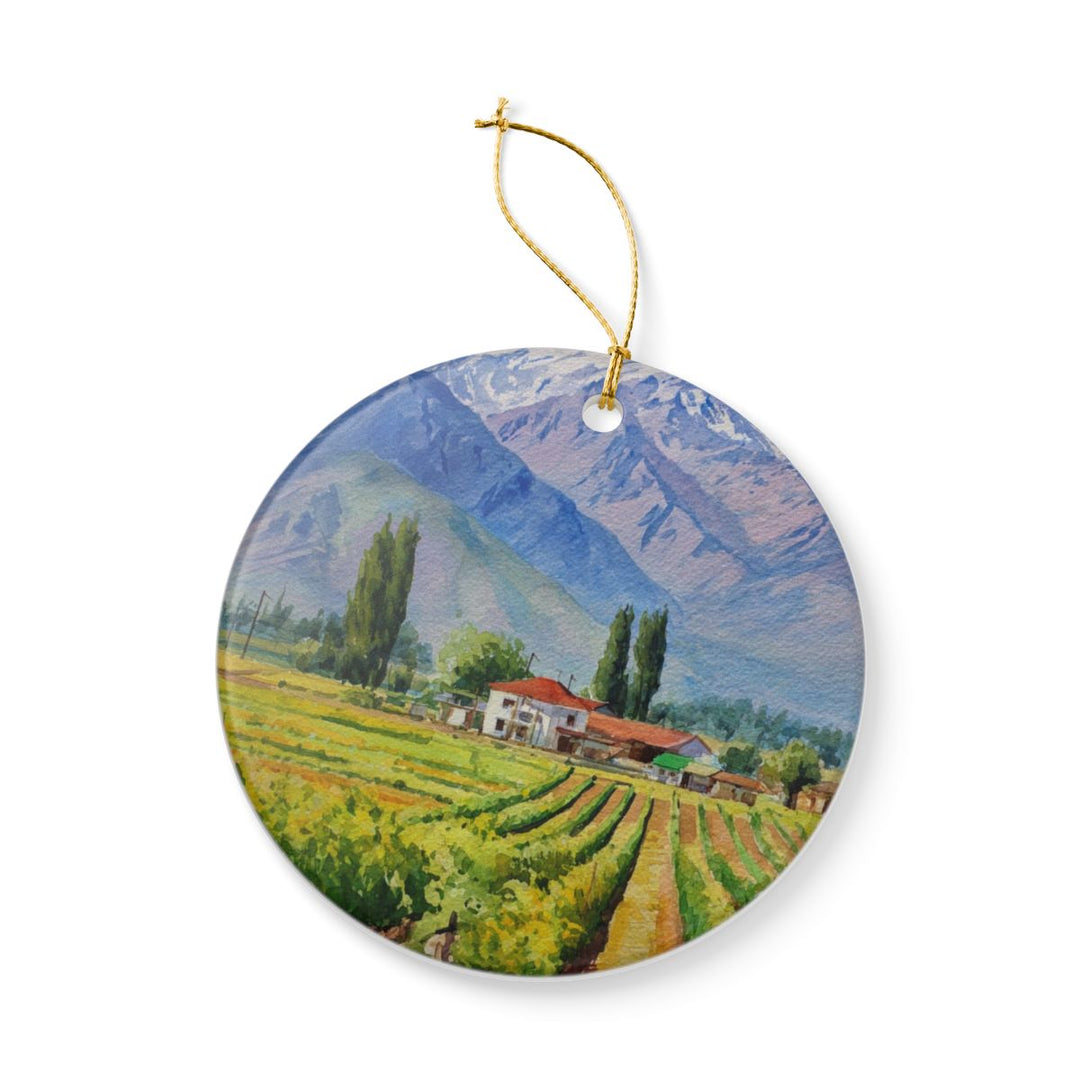 Mendoza Argentina Ornament: Unique Mendoza Souvenir, Mendoza Argentina Xmas Decor, and Authentic Mendoza Gift