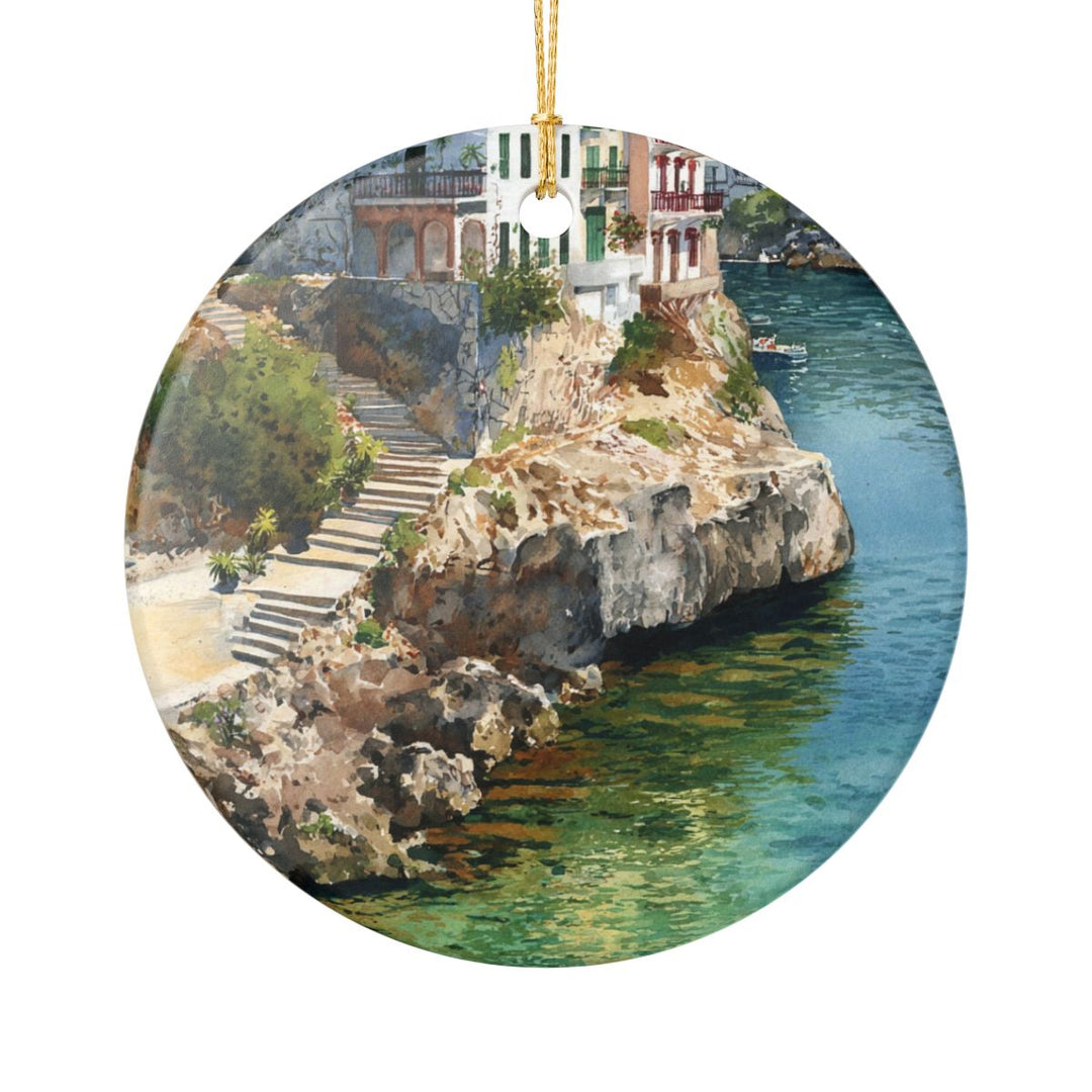 Menorca Spain Ornament: Unique Menorca Souvenir, Menorca Spain Xmas Decor, and Authentic Menorca Gift