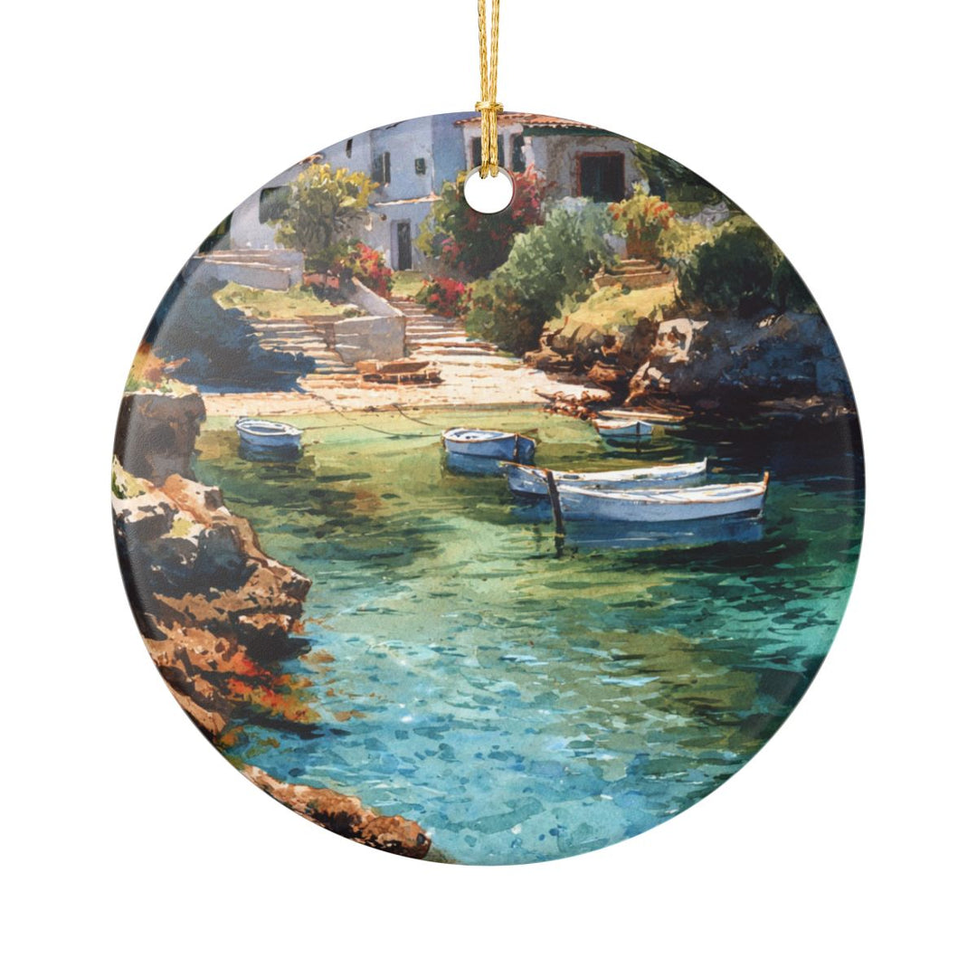 Menorca Spain Ornament: Unique Menorca Souvenir, Menorca Spain Xmas Decor, and Authentic Menorca Gift