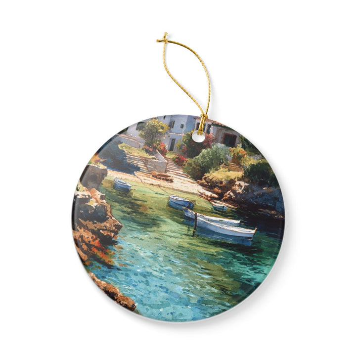 Menorca Spain Ornament: Unique Menorca Souvenir, Menorca Spain Xmas Decor, and Authentic Menorca Gift