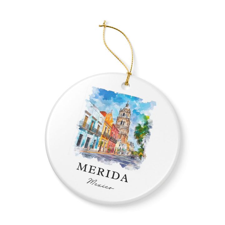 Merida Mexico Ornament: Unique Merida Mexico Souvenir, Merida Mexico Xmas Decor, and Authentic Merida Mexico Gift