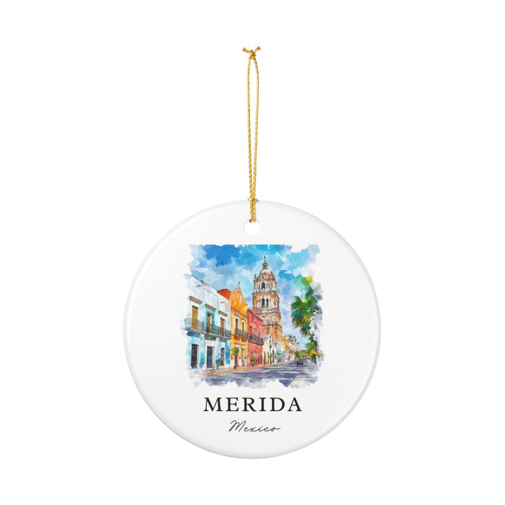 Merida Mexico Ornament: Unique Merida Mexico Souvenir, Merida Mexico Xmas Decor, and Authentic Merida Mexico Gift