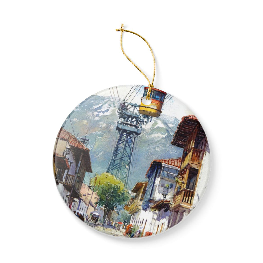 Merida Venezuela Ornament: Unique Merida Venezuela Souvenir, Merida Venezuela Xmas Decor, and Authentic Merida Venezuela Gift