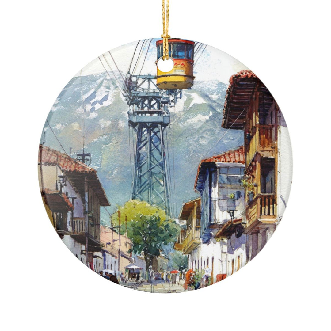Merida Venezuela Ornament: Unique Merida Venezuela Souvenir, Merida Venezuela Xmas Decor, and Authentic Merida Venezuela Gift