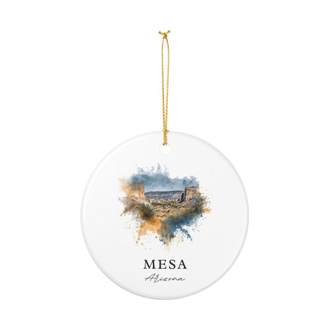 Mesa Arizona Ornament: Unique Mesa Arizona Souvenir, Mesa Arizona Xmas Decor, and Authentic Mesa Arizona Gift