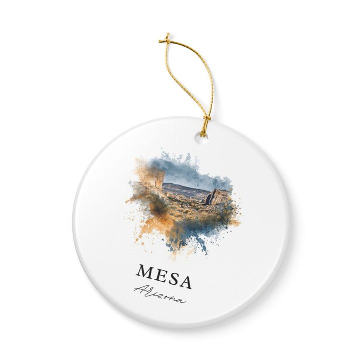 Mesa Arizona Ornament: Unique Mesa Arizona Souvenir, Mesa Arizona Xmas Decor, and Authentic Mesa Arizona Gift