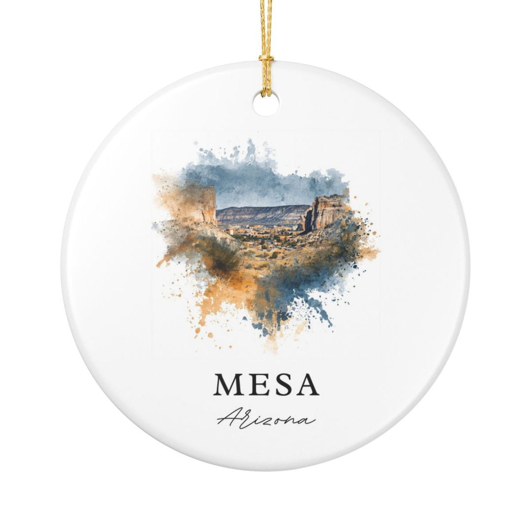Mesa Arizona Ornament: Unique Mesa Arizona Souvenir, Mesa Arizona Xmas Decor, and Authentic Mesa Arizona Gift