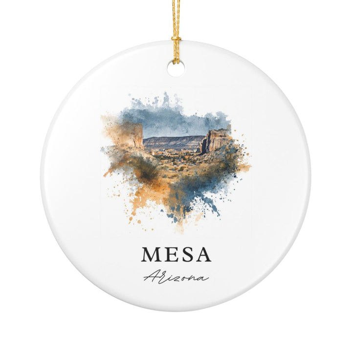 Mesa Arizona Ornament: Unique Mesa Arizona Souvenir, Mesa Arizona Xmas Decor, and Authentic Mesa Arizona Gift