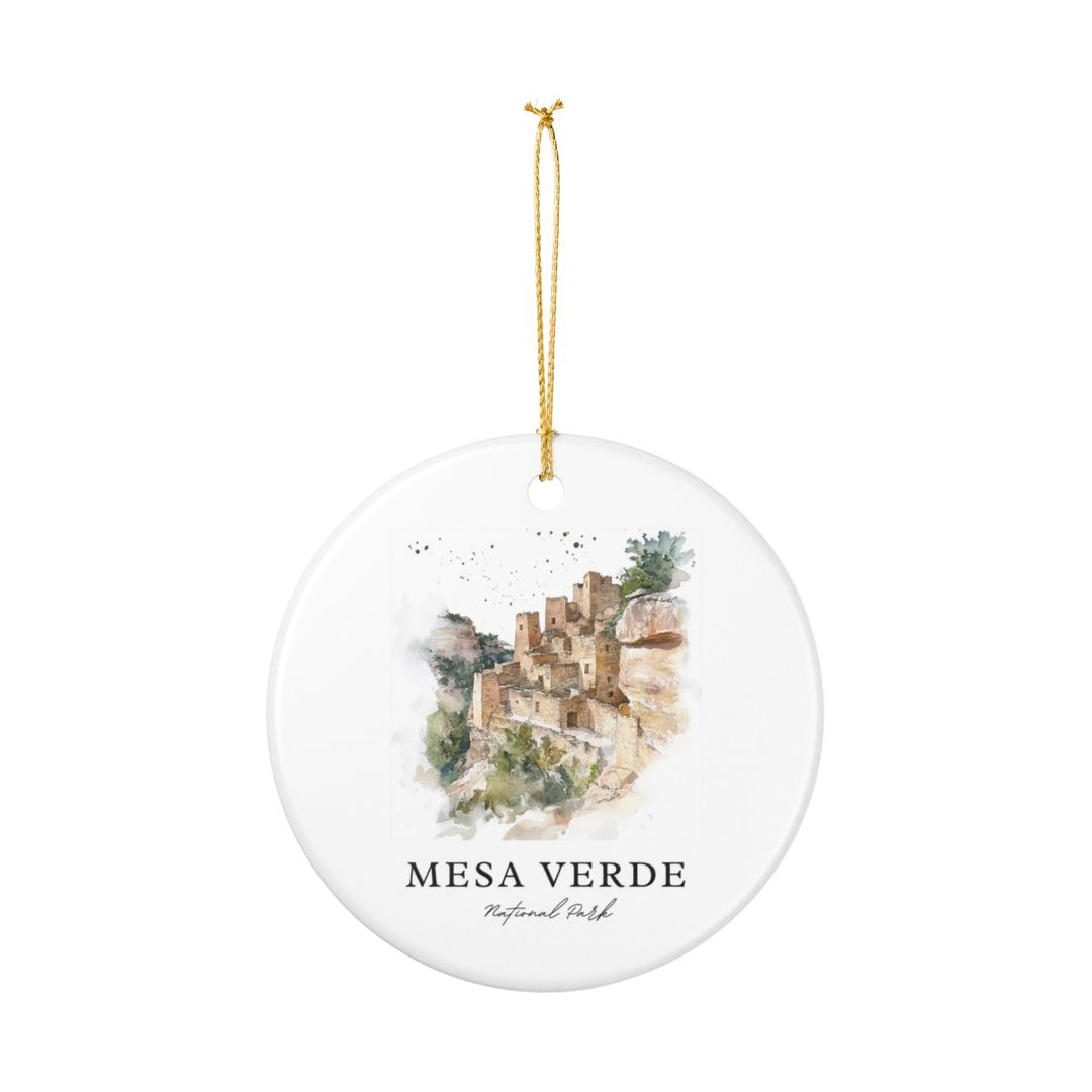 Mesa Verde USA Ornament: Unique Mesa Verde Souvenir, Mesa Verde USA Xmas Decor, and Authentic Mesa Verde Gift