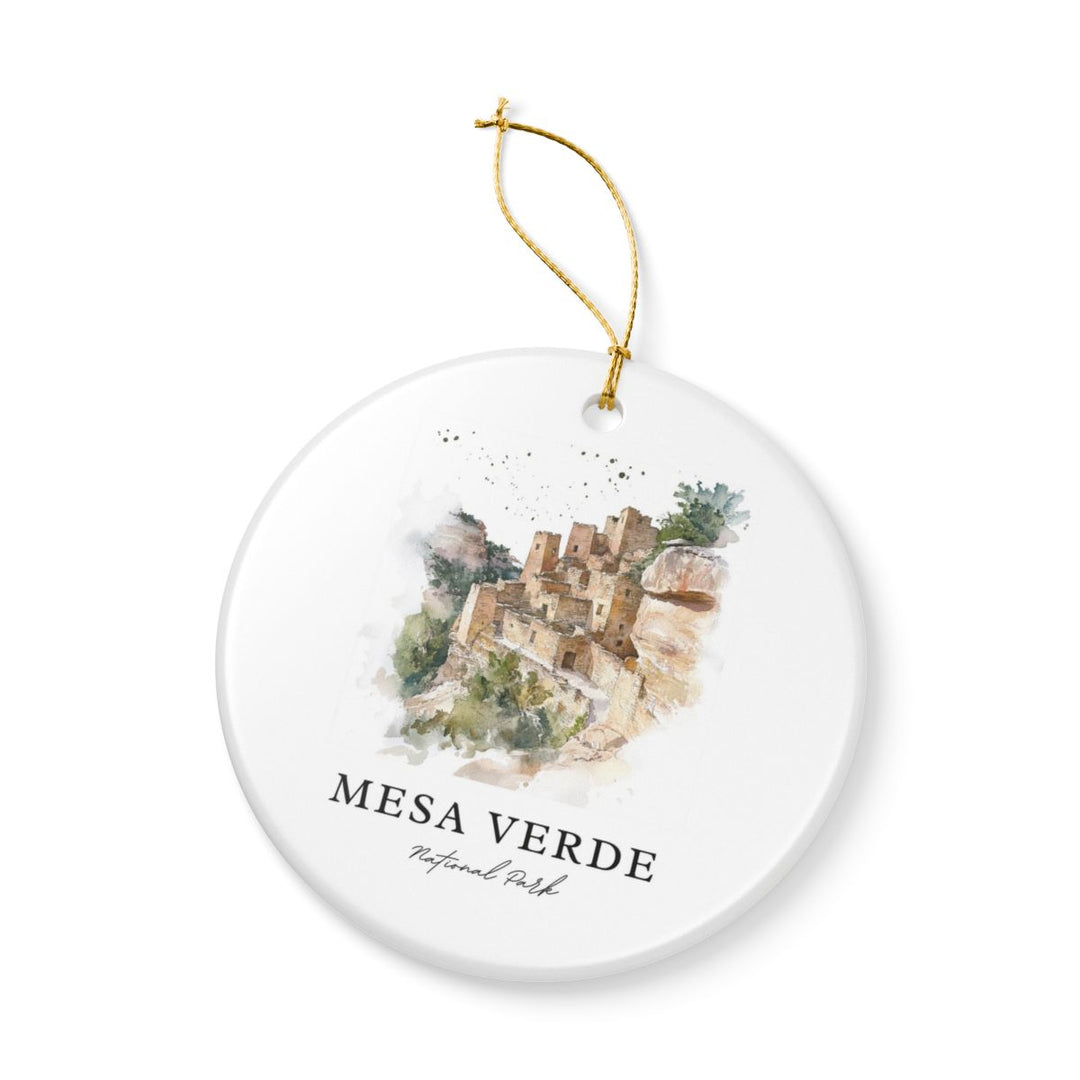 Mesa Verde USA Ornament: Unique Mesa Verde Souvenir, Mesa Verde USA Xmas Decor, and Authentic Mesa Verde Gift