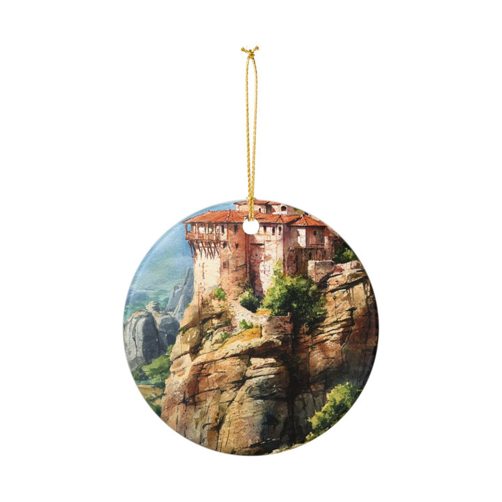 Meteora Greece Ornament: Unique Meteora Greece Souvenir, Meteora Greece Xmas Decor, and Authentic Meteora Greece Gift