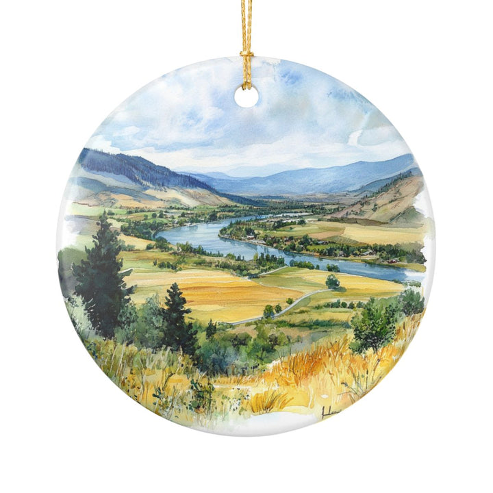Methow Valley Washington Ornament: Unique Methow Valley Souvenir, Methow Valley Washington Xmas Decor, and Authentic Methow Valley Gift