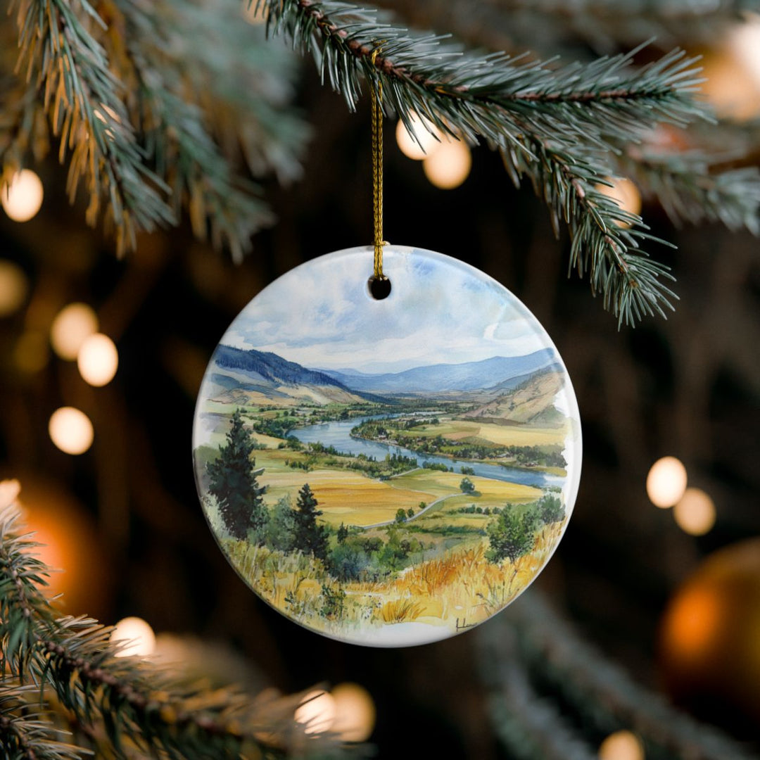 Methow Valley Washington Ornament: Unique Methow Valley Souvenir, Methow Valley Washington Xmas Decor, and Authentic Methow Valley Gift