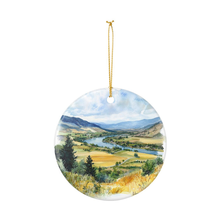 Methow Valley Washington Ornament: Unique Methow Valley Souvenir, Methow Valley Washington Xmas Decor, and Authentic Methow Valley Gift