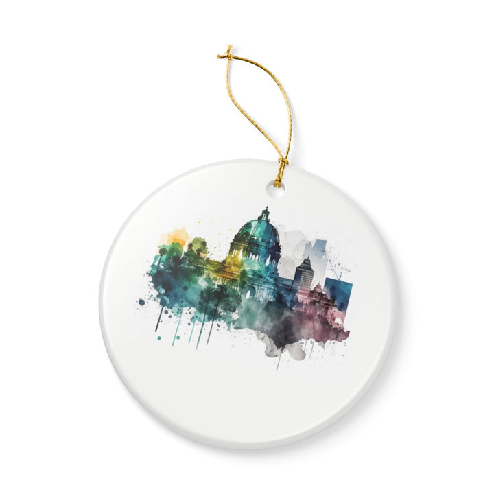 Mexico City Ornament: Unique Mexico City Souvenir, Mexico City Xmas Decor, and Authentic Mexico City Gift