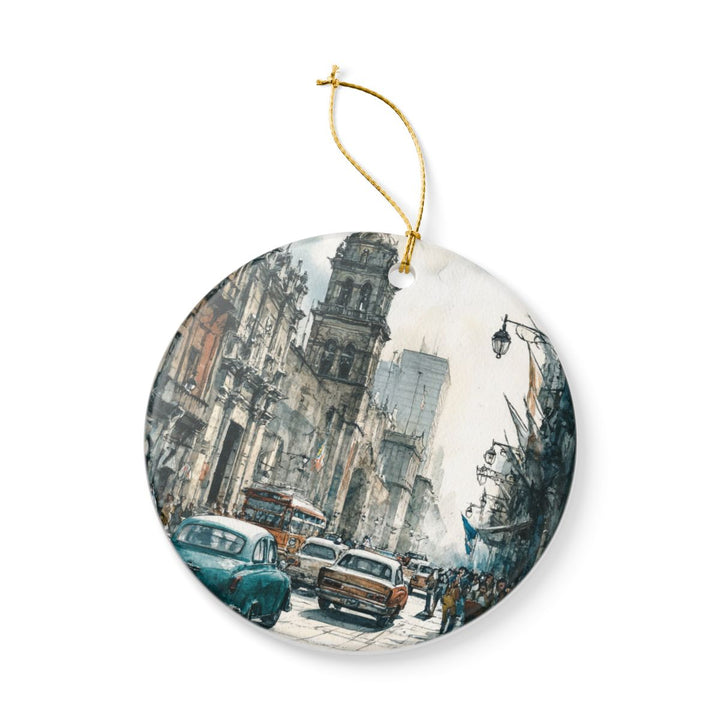 Mexico City Ornament: Unique Mexico City Souvenir, Mexico City Xmas Decor, and Authentic Mexico City Gift