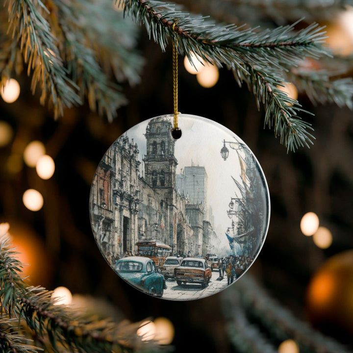 Mexico City Ornament: Unique Mexico City Souvenir, Mexico City Xmas Decor, and Authentic Mexico City Gift