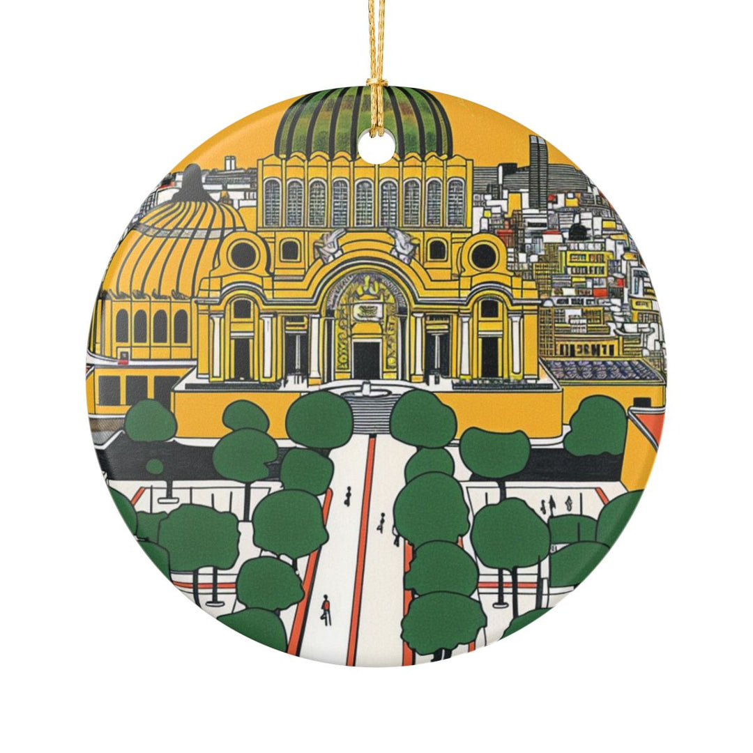 Mexico City Ornament: Unique Mexico City Souvenir, Mexico City Xmas Decor, and Authentic Mexico City Gift