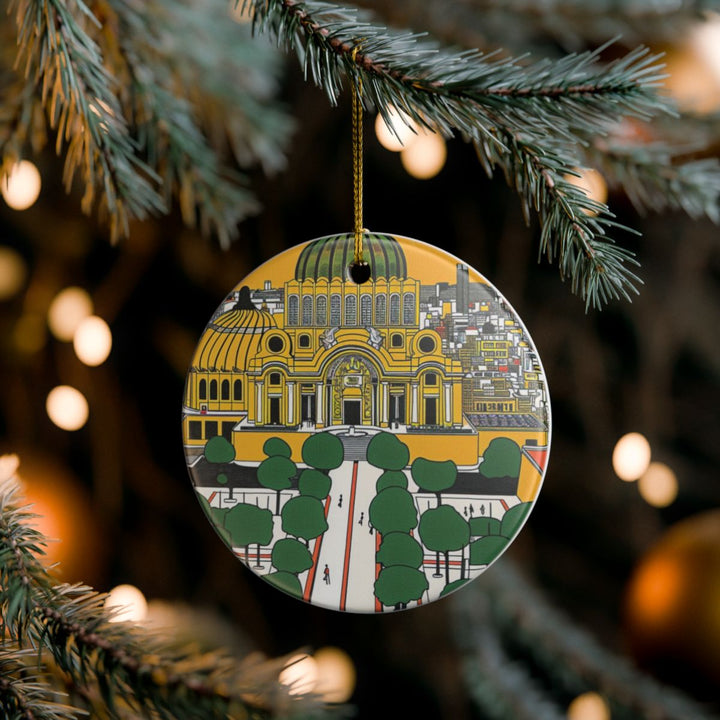 Mexico City Ornament: Unique Mexico City Souvenir, Mexico City Xmas Decor, and Authentic Mexico City Gift