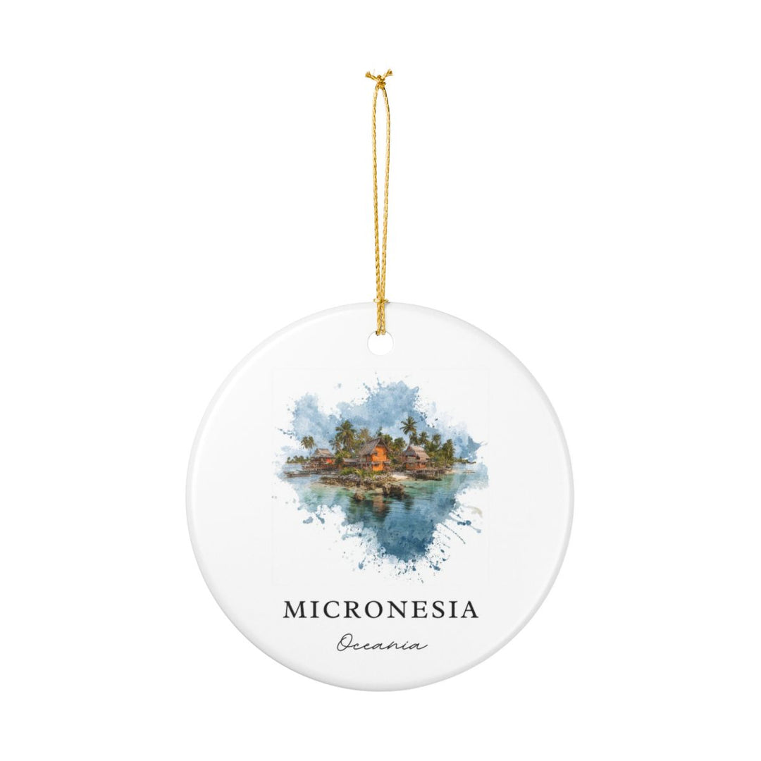 Micronesia Federated States of Micronesia Ornament: Unique Micronesia Federated States of Micronesia Souvenir
