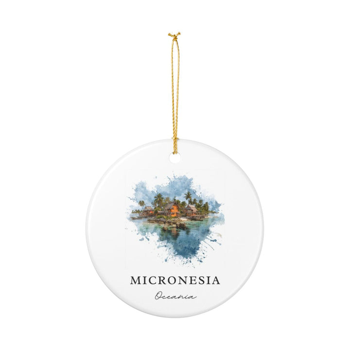 Micronesia Federated States of Micronesia Ornament: Unique Micronesia Federated States of Micronesia Souvenir
