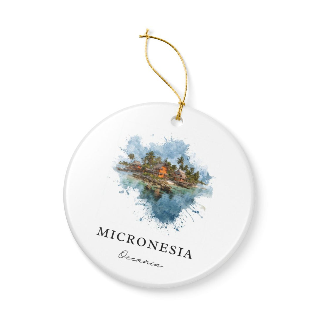 Micronesia Federated States of Micronesia Ornament: Unique Micronesia Federated States of Micronesia Souvenir