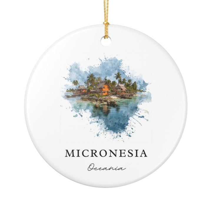 Micronesia Federated States of Micronesia Ornament: Unique Micronesia Federated States of Micronesia Souvenir