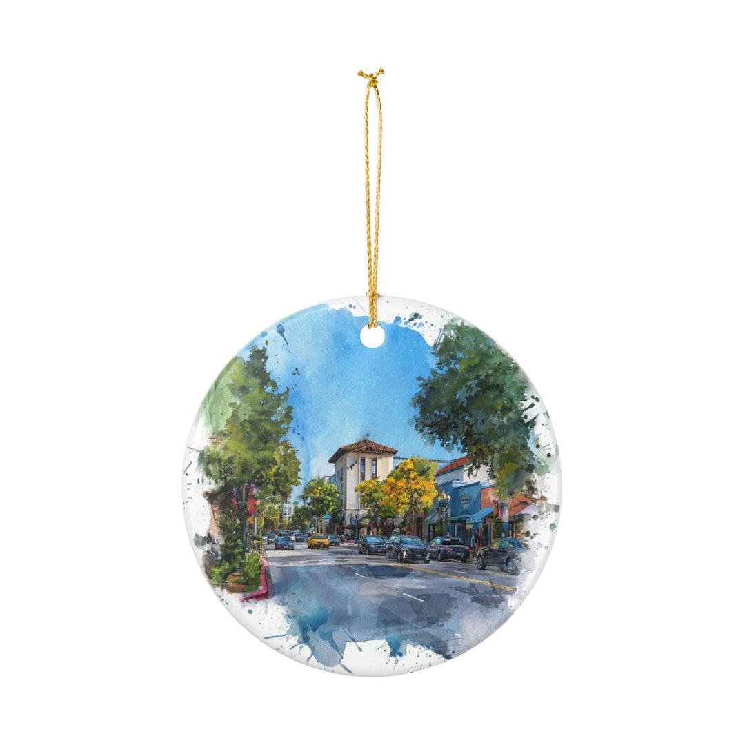 Midtown Palo Alto CA Ornament: Unique Midtown Palo Alto Souvenir, Midtown Palo Alto California Xmas Decor, and Authentic Midtown Palo Alto Gift