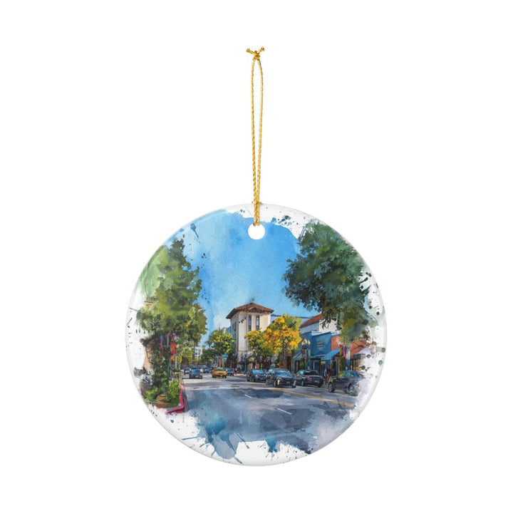 Midtown Palo Alto CA Ornament: Unique Midtown Palo Alto Souvenir, Midtown Palo Alto California Xmas Decor, and Authentic Midtown Palo Alto Gift