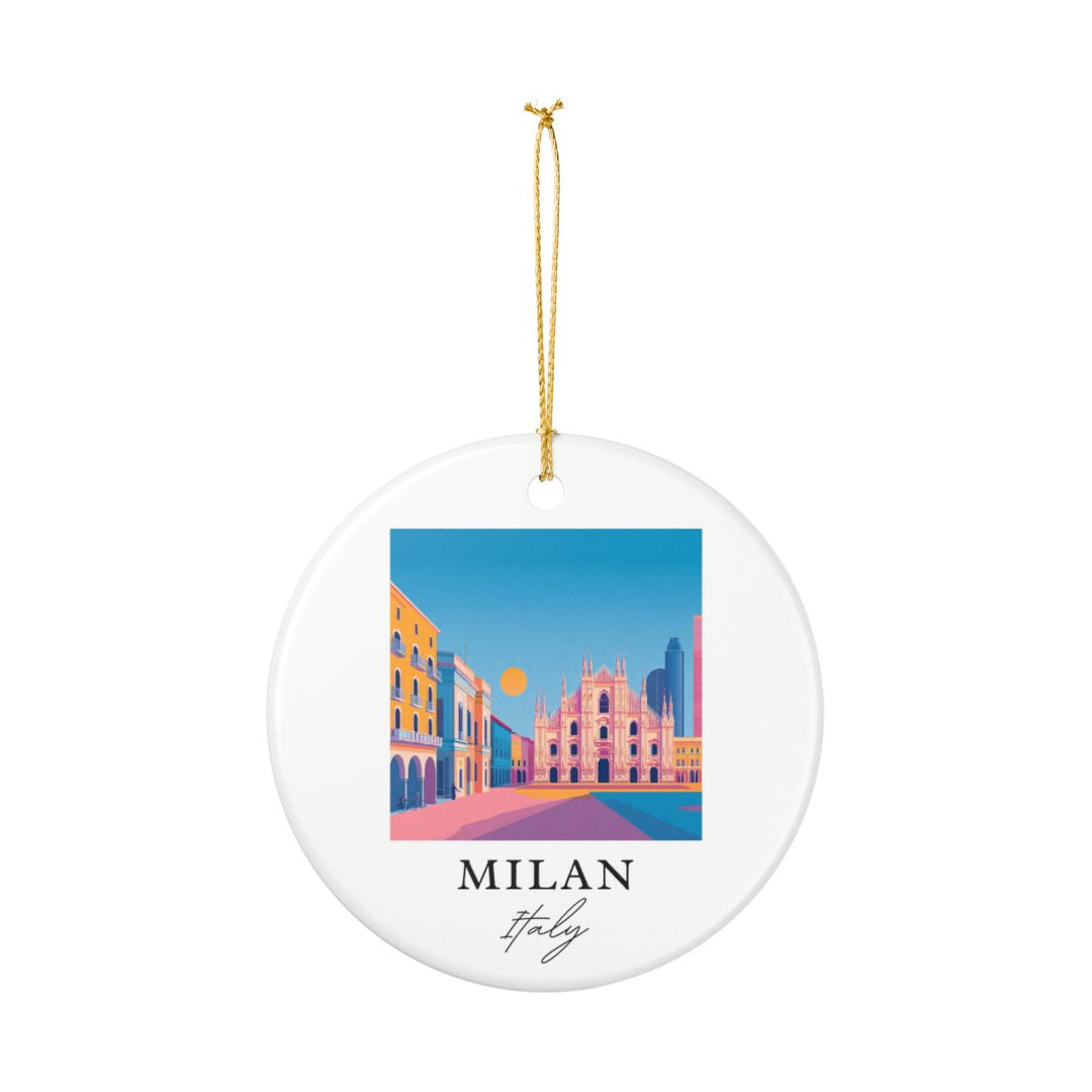 Milan Italy Ornament | Christmas Travel Souvenir Gift