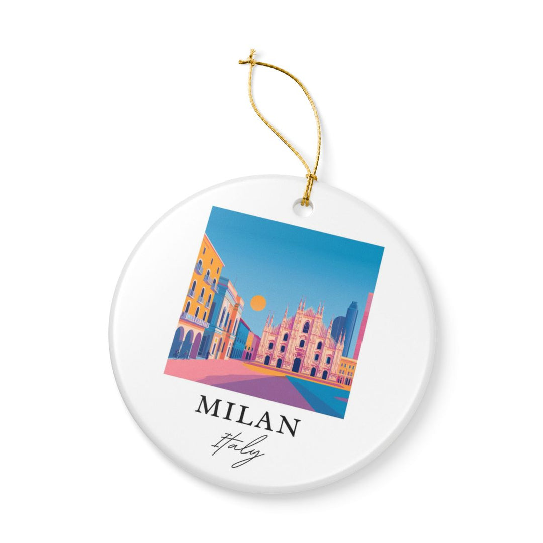 Milan Italy Ornament | Christmas Travel Souvenir Gift