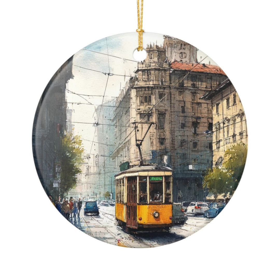Milan Italy Ornament: Unique Milan Souvenir, Milan Italy Xmas Decor, and Authentic Milan Gift