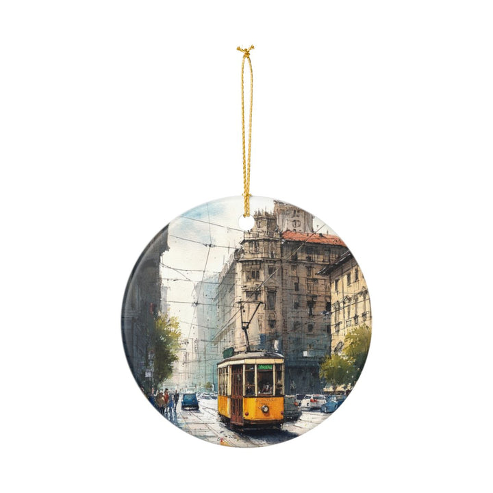 Milan Italy Ornament: Unique Milan Souvenir, Milan Italy Xmas Decor, and Authentic Milan Gift